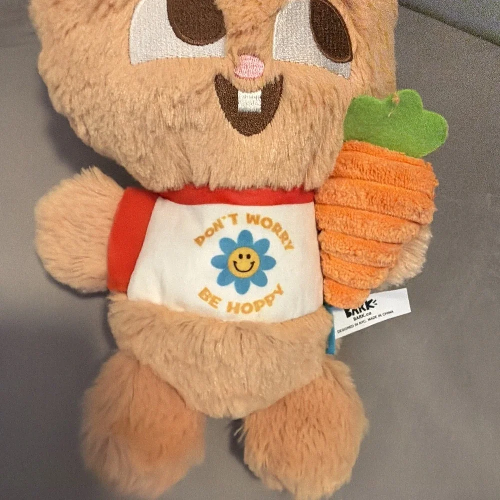 BARK Spring Picnic in the Bark Veggie Reggie Dog Animal Plush Toy For All Dog Sz